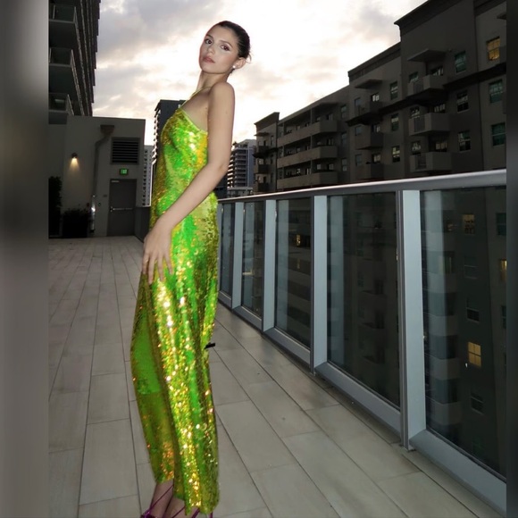 Cult Gaia Lily Sequin Maxi Dress - threedaughtersproperties.com
